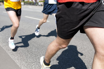 Fototapeta premium Marathon running sport competition