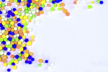 Colorful sugar background
