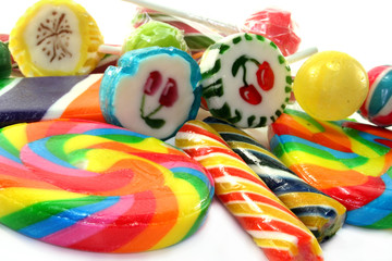 Fototapeta na wymiar Lollipops