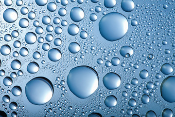 blue water drops background