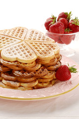 goldbraune waffeln