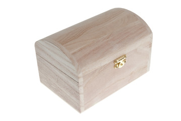Small Wooden jewell box closed