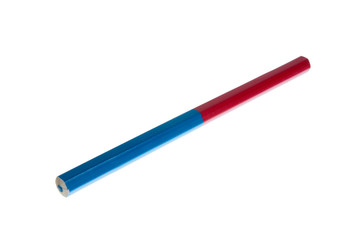 Red and blue pencil