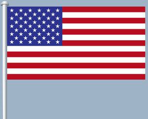 Flaggenserie-Nordamerika_USA