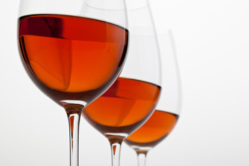 close-up of red wine
