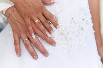Naklejka premium Wedding rings