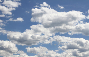 Blue sky with clouds