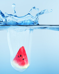 Melone in acqua