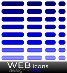 webicon vectorset - blue
