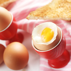 Soft Boiled Eggs with Toast