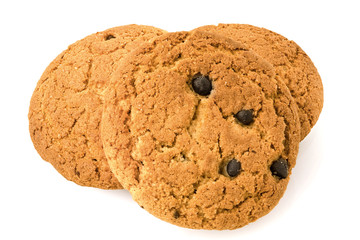 Cookies isolated on white background