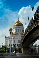 Pont du Christ Sauveur à Moscou - obrazy, fototapety, plakaty