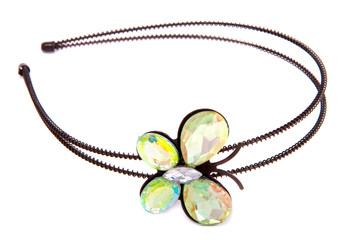 hoop for hairs on a white background