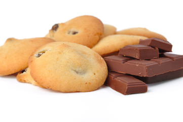 cookies with raisins and chocolate