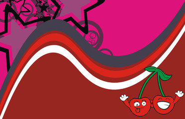 cherry cartoon wallpaper