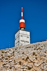 Sommet du mont Ventoux en Provence en France