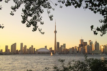 Toronto Cityscape from Central Island © Aqnus