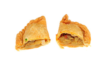 potato curry puff isolation object
