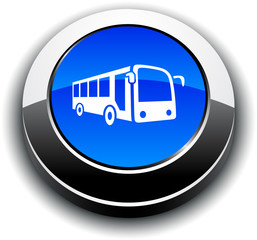 Bus 3d round button.