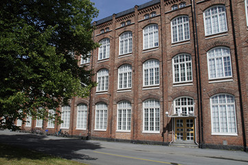 Naklejka premium City building from a bricks XIX-th century