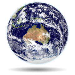 3d model of Earth : Australia and New Zealand view