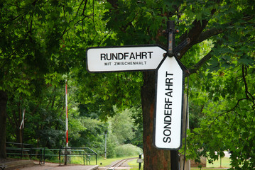 Schild Eisenbahn Leipzig