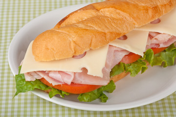 Ham and Cheese Sandwich