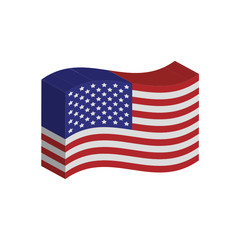 Flagge USA Stein