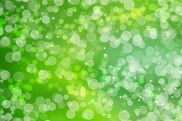 Green circles abstract background