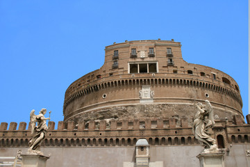 Fototapeta na wymiar Roma, Castel Sant'Angelo