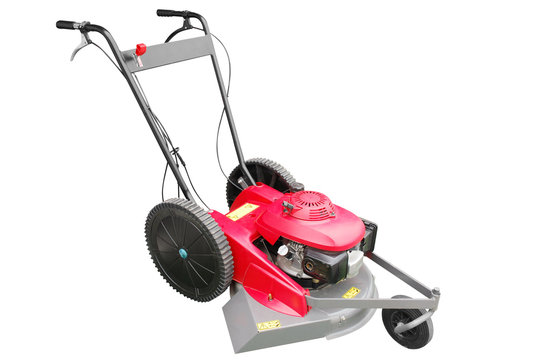 lawn mower isolated