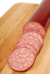 Slices of salami