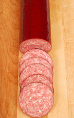 Slices of salami