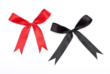 Red and black bows