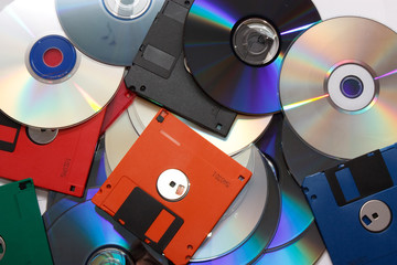 Cds with diskettes
