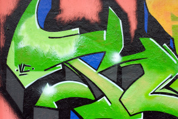 Green graffiti