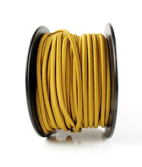 Spool of Yellow Wire