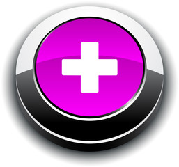 Switzerland 3d round button.
