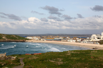 St. Ives surfing beach, Cornwall