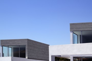 architecture modern houses crop details