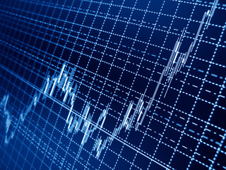 Stock diagram on the screen