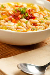 White Bean and Pasta Soup