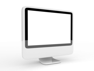 3d LCD monitor isolated