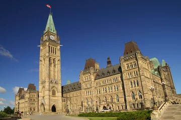 Foto auf Alu-Dibond Canada's Parliament © Justimagine