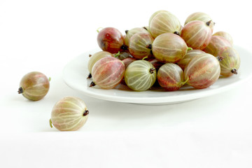 Gooseberry on the plate