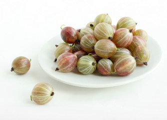 Gooseberry on the plate