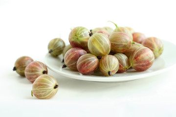 Gooseberry on the plate