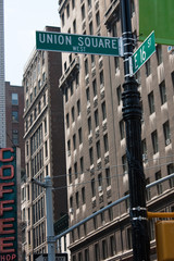Union Square Street Sign