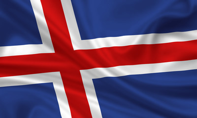 Flag of Iceland Island Fahne Flagge