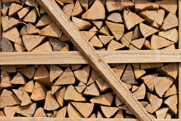 Holz Stapel für Brennholz